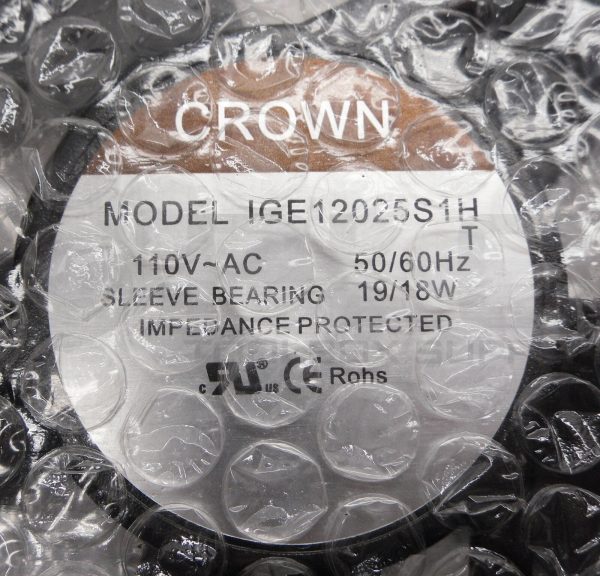 NEW GLOBAL INDUSTRIAL 249189 COMPUTER CABINET AC FAN KIT IGE12025S1H - Image 7