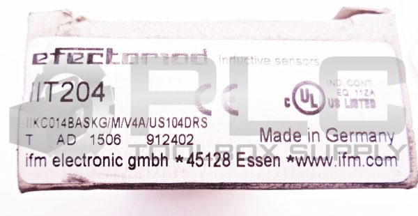 NEW IFM IIT204 INDUCTIVE SENSOR IIT204 IIKC014BASKG/M/V4A/US100DRS - Image 7