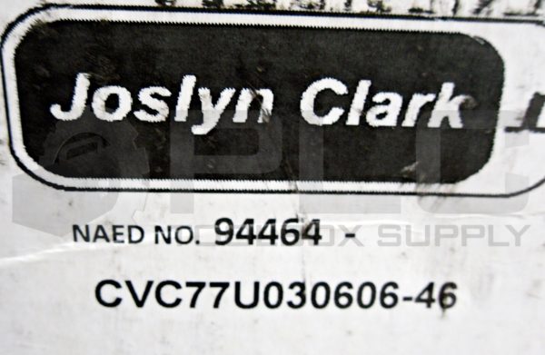 NEW JOSLYN CLARK CVC77U030606-46 COMPACT VACUUM CONTACTOR, B77-463012A-4 - Image 8