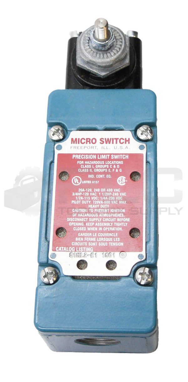 NEW MICRO SWITCH 51ML2-E1 PRECISION LIMIT SWITCH 20A 600VAC - Image 3