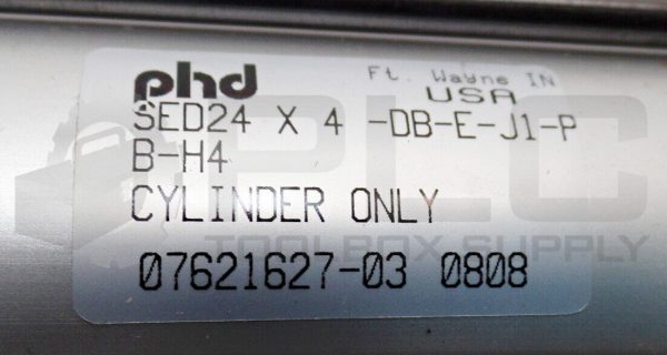 NEW PHD SED24 X 4-DB-E-J1-PB-H4 CYLINDER W/ SED24 X 4-DB-E-J1-PB SLD&CYL SLIDE - Image 5