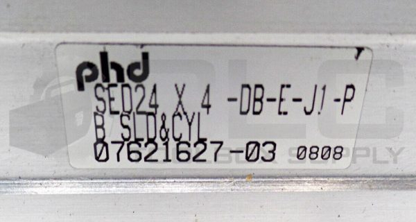 NEW PHD SED24 X 4-DB-E-J1-PB-H4 CYLINDER W/ SED24 X 4-DB-E-J1-PB SLD&CYL SLIDE - Image 6