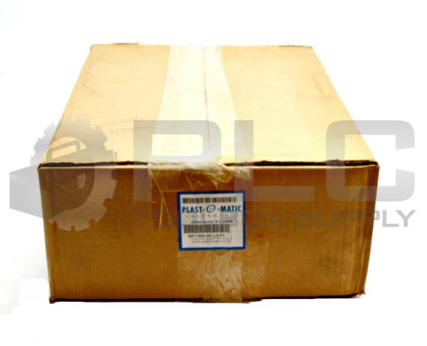 NEW PLAST-O-MATIC BST150V-NC-LS-PV 1-1/2" PVC SHUTOFF VALVE PTFE SHAFT