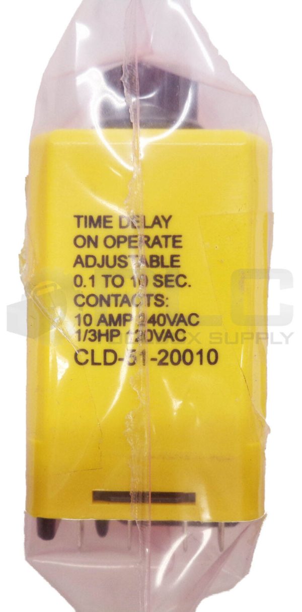NEW POTTER & BRUMFIELD CLD-51-20010 TIME DELAY RELAY 0.1-10 SEC 10 AMP - Image 5