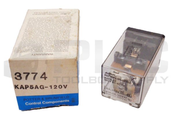 NEW POTTER & BRUMFIELD KAP5AG POWER RELAY 120V 50-60HZ KAP5AG-120V