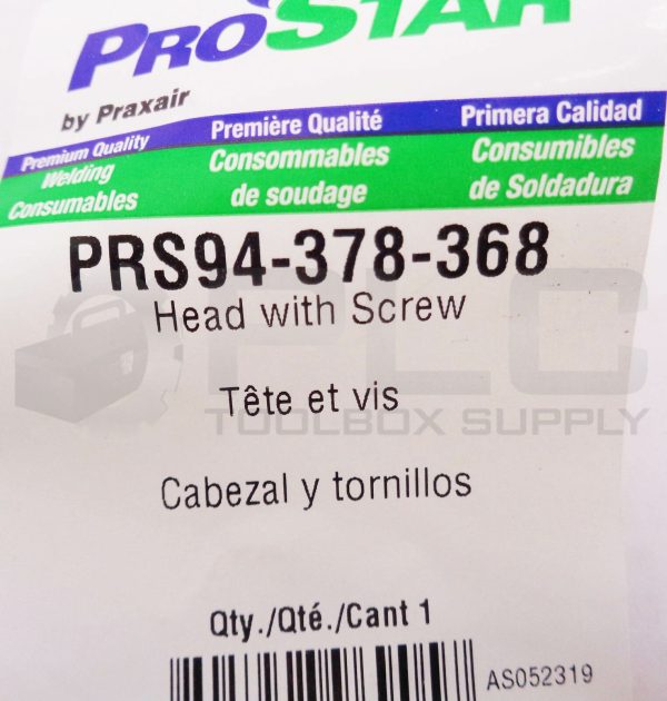 NEW PRAXAIR 94-378-368 REPLACEMENT HEAD W/ SCREW - Image 5