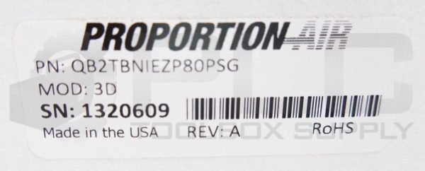 NEW PROPORTION AIR QB2TBNIEZP80PSG CONTROL REGULATOR VALVE W/ CABLE SOCKET KIT - Image 13
