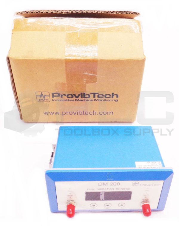NEW PROVIBTECH DM200-A57-B0-C0-D1-E0-F0 DUAL VIBRATION MONITOR 90-250VAC DM200