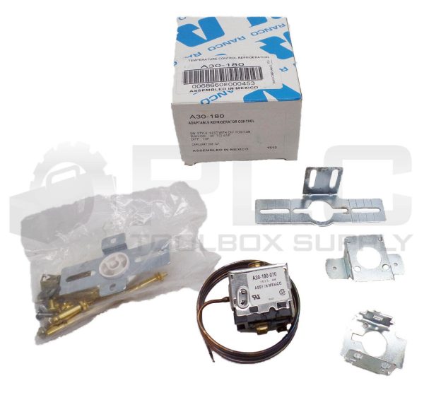 NEW RANCO A30-180 ADAPTABLE REFRIGERATION CONTROL -4 TO 41F .42"