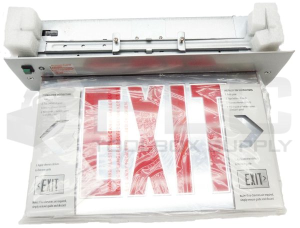 NEW RELZXTE1RMAEMSDT EDGE-LIT LED EXIT SIGN - Image 4