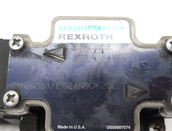 NEW REXROTH 4WE6D61/EG24N9DK25L DIRECTIONAL CONTROL VALVE *READ* - Image 9