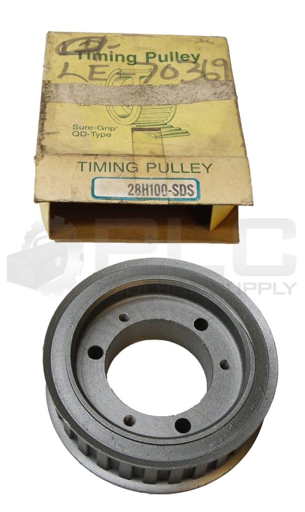 NEW TB WOODS 28H100-SDS SURE-GRIP TIMING PULLEY 5500RPM 2-1/8" BORE *READ*