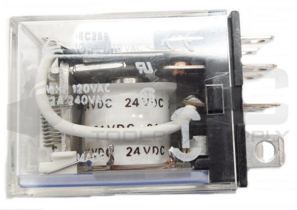 LOT OF 2 NEW OMRON LY2N-D2 RELAYS 24VDC 10A 110VAC - Image 3