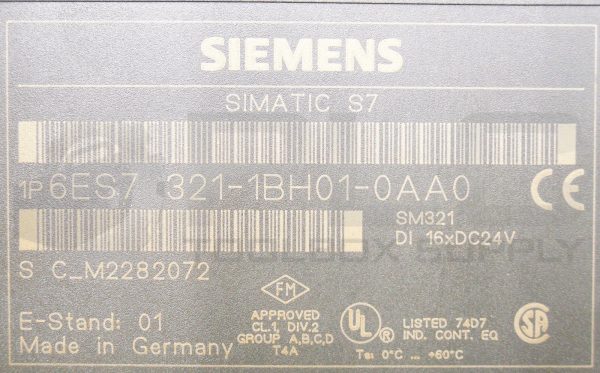 LOT OF 2 SIEMENS 6ES7 321-1BH01-0AA0 SIMATIC S7 INPUT MODULE SM321 *READ* - Image 6