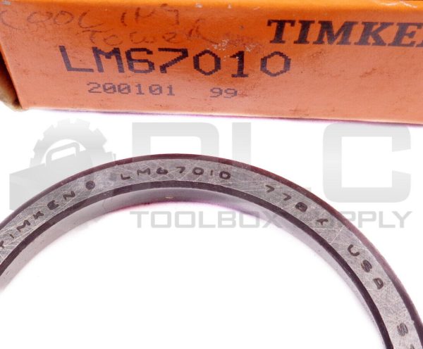 LOT OF 4 NEW TIMKEN LM67010 TAPERED ROLLER BEARING CUPS - Image 4