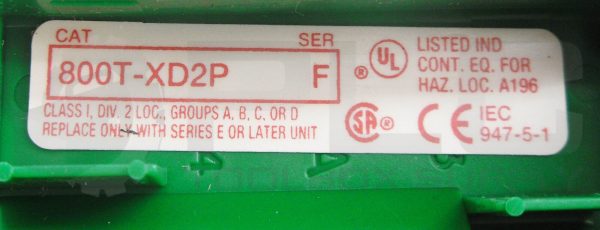 NEW ALLEN BRADLEY 800H-FRXJT6D2P /F PUSH BUTTON W/ 800T-XD2P /F 800H-FRXT D2P - Image 6