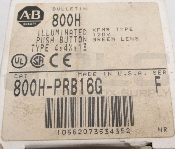NEW ALLEN BRADLEY 800H-PRB16G /F W/ 800T-XA /D W/ 40171-002-01 800H-PRB16 *READ* - Image 10