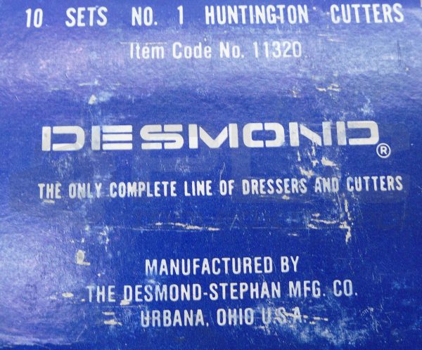 NEW BOX OF 10 DESMOND 11320 NO 1 HUNTINGTON CUTTERS - Image 5