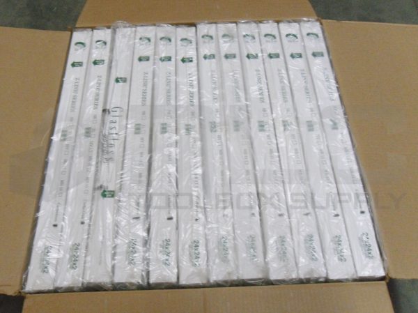 NEW BOX OF 12 GLASFLOSS ZLN242424AC CARBOTRON PLEAT AIR FILTERS 24X24X2 *READ* - Image 3
