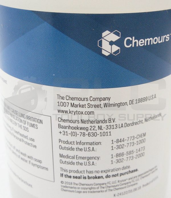 NEW CHEMOURS XHT-500 PERFORMANCE KRYTOX LUBRICANT .5KG *READ* - Image 4