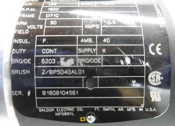 NEW DESTACO 601RDM6H24-270 ROTARY INDEXER W/ BALDOR 92B83047000000 MOTOR - Image 7
