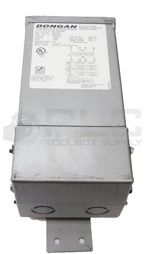 NEW DONGAN 85-1030SH GENERAL PURPOSE TRANSFORMER 240-480V 1PH 50/60HZ