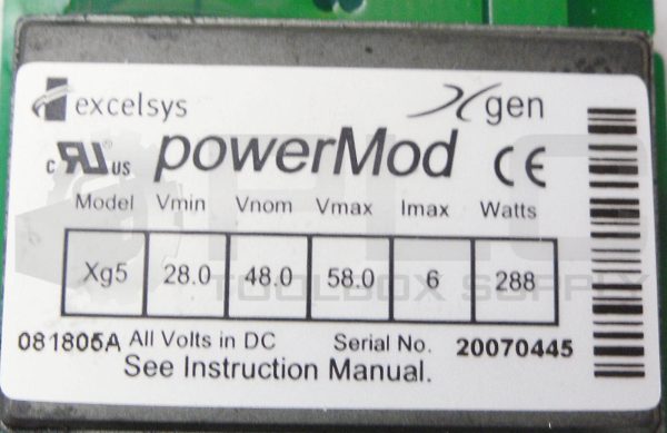 NEW EXCELSYS XG5 POWER SUPPLY MODULE 288W - Image 6