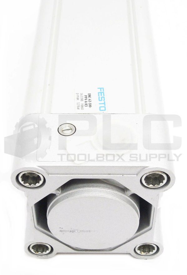 NEW FESTO DNC-63-100-PPV-A-K3 PNEUMATIC CYLINDER P MAX 12 BAR 163398 H860 - Image 3