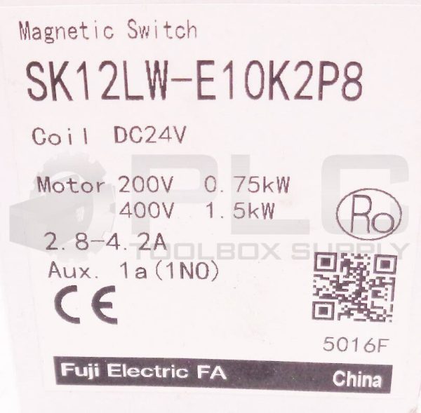 NEW FUJI SK12LW-E10K2P8 MAGNETIC SWITCH DC24V COIL SK12L TK12 2.8-4.2A - Image 7