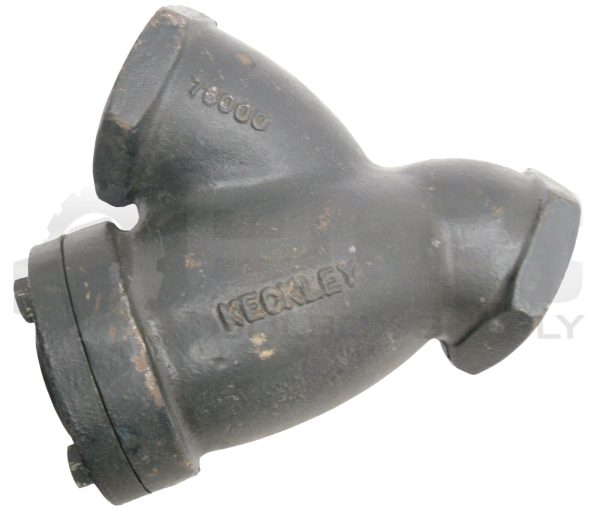 NEW KECKLEY STYLE B 2 1/2" THREAD CAST IRON Y-STRAINER 76000 *READ* - Image 5