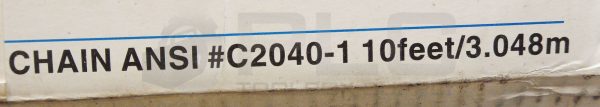 NEW LOTUS CHAIN C2040-1 ROLLER CHAIN 10' 3.048m C2040 - Image 5