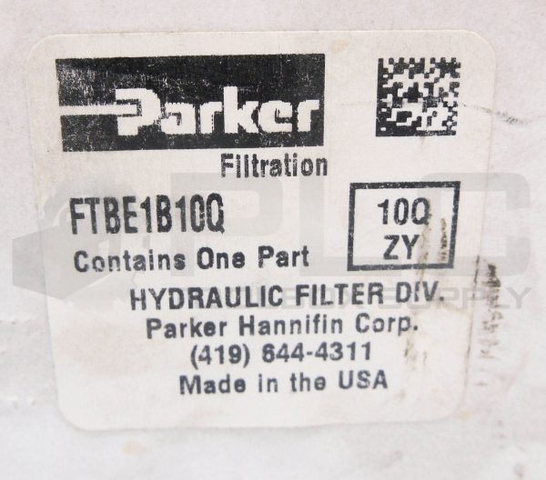 NEW PARKER FTBE1B10Q HYDRAULIC FILTER - Image 7