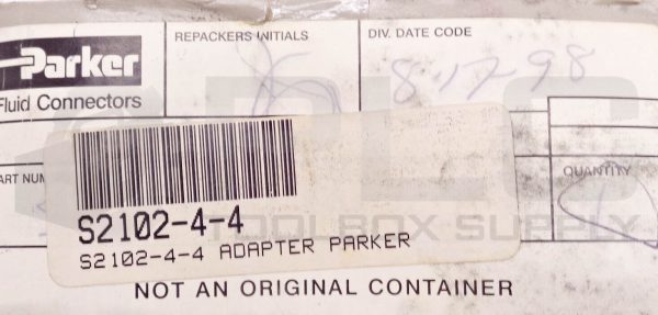 NEW PARKER S2102-4-4 90° ELBOW PRESSURE BALANCED SWIVEL HYD FITTING 3000PSI - Image 4