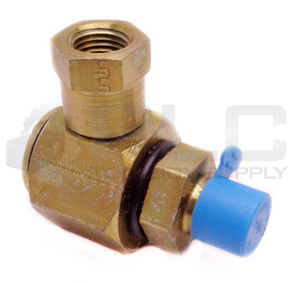 NEW PARKER S2102-4-4 90° ELBOW PRESSURE BALANCED SWIVEL HYD FITTING 3000PSI