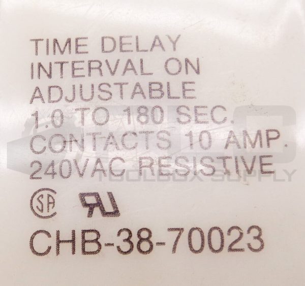NEW POTTER & BRUMFIELD CHB-38-70023 TIME DELAY RELAY 10AMP  240VAC - Image 6