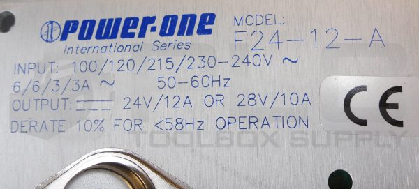 NEW POWER-ONE F24-12-A POWER SUPPLY 240V 6/3A 50-60HZ - Image 7