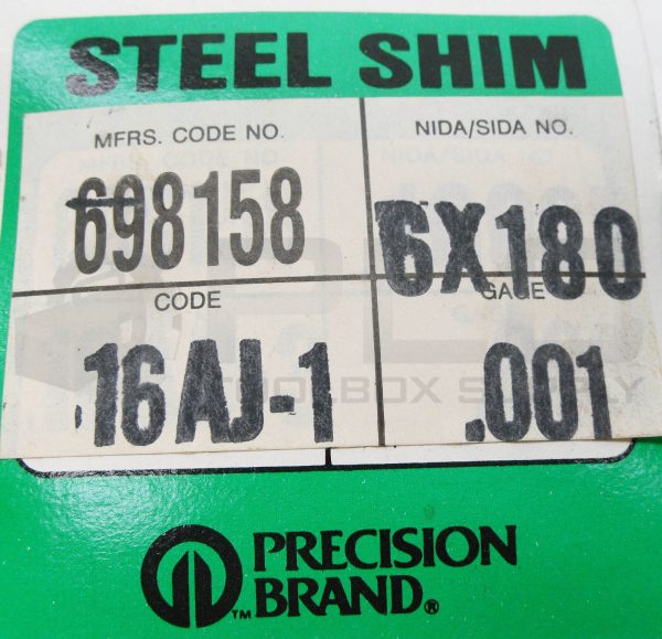 NEW PRECISION BRAND 16AJ-1 STEEL SHIM 6"X180" .001 GAGE 1008-1010 - Image 5