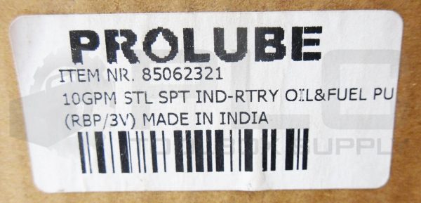 NEW PROLUBE 85062321 ROTARY FUEL & OIL PUMP KIT 10GPM *READ* - Image 8