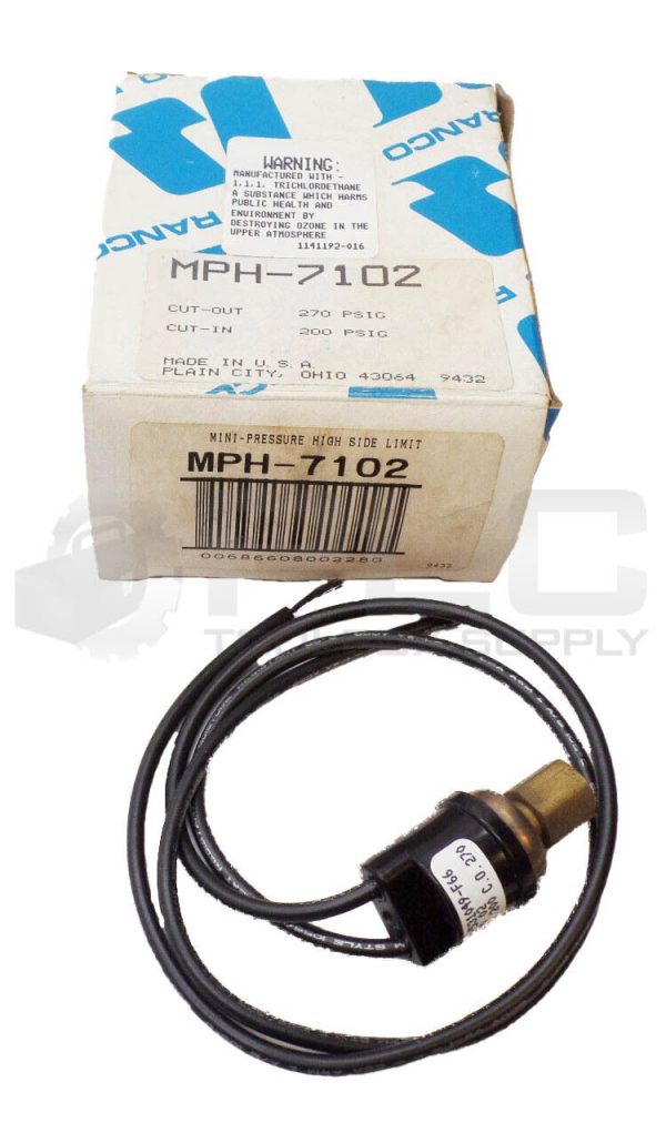 NEW RANCO MPH-7102 PRESSURE CONTROL SWITCH CUT-OUT 071-531049-F66