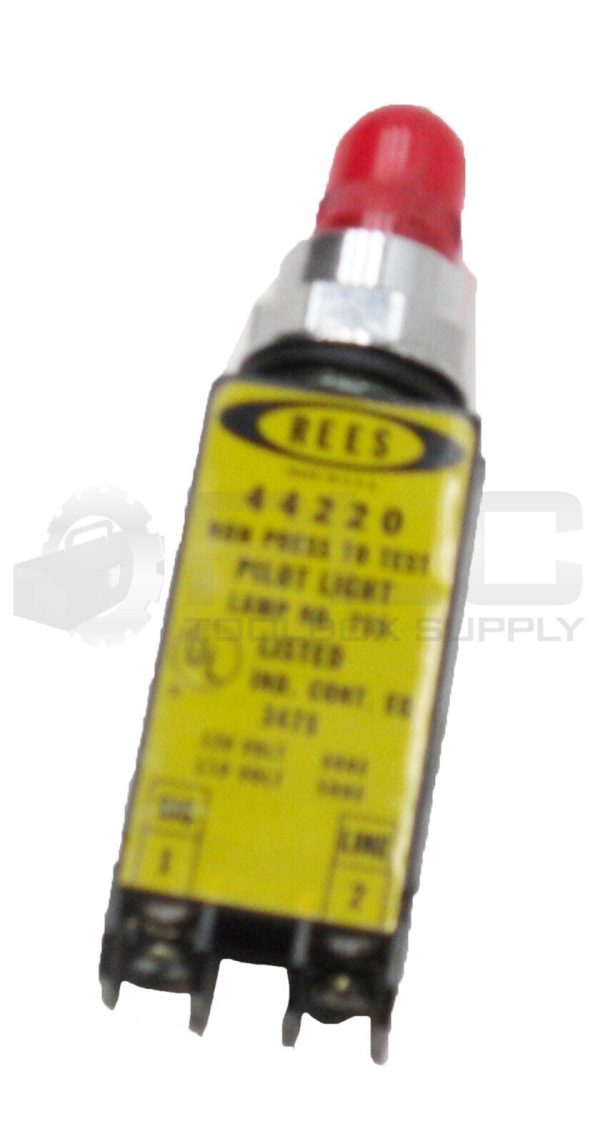 NEW REES 44220-000 PILOT LIGHT RED LENSE LAMP NO.755 44220 - Image 3