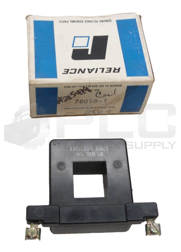 NEW RELIANCE ELECTRIC WL 319 L6 COIL 110/120V 60HZ 78098-D *READ*