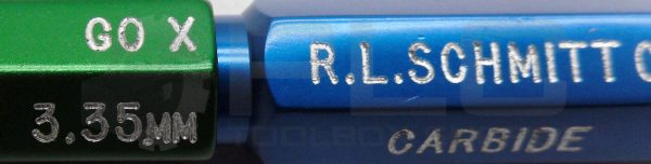 NEW R.L. SCHMIDT GO X 3.35MM CARBIDE MASTER PLUG PIN GAGE NOGO 3.53MM - Image 6