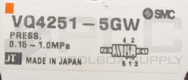 NEW SMC VQ4251-5GW SOLENOID VALVE 0.15~1.0MPa VQ42515GW - Image 6